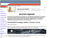 Desktop Screenshot of animalsagenda.org